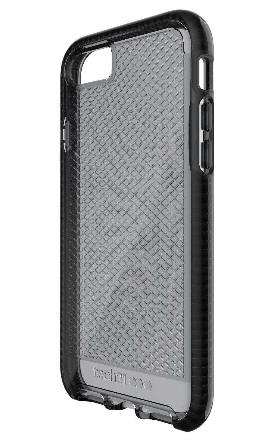 Tech21 Evocheck Case Smoke Negro For Iphone Se 7 8 - 5055517362535
