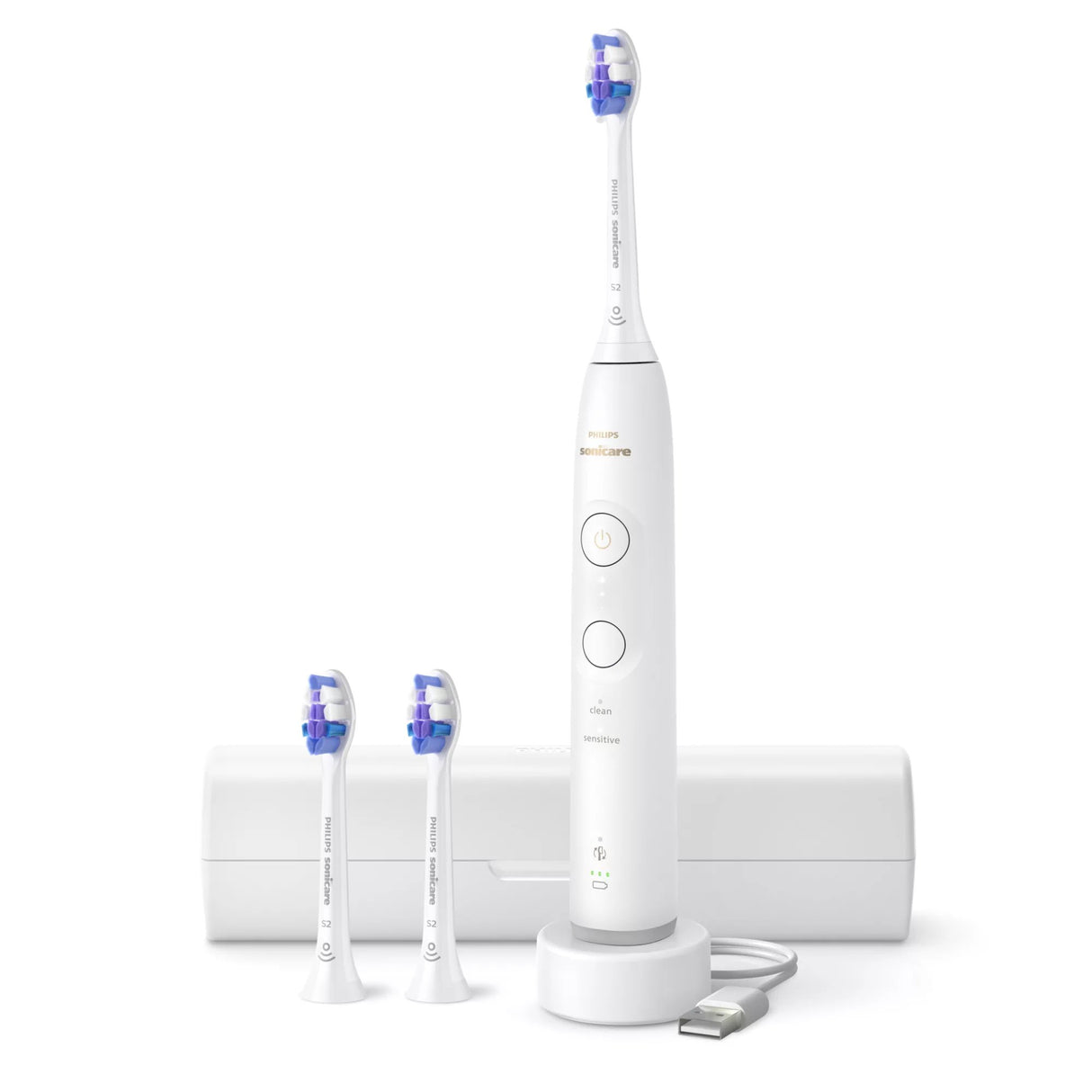 EAN 8720689021722 - Philips HX7400/02 cepillo eléctrico para dientes Adulto Cepillo dental sónico Blanco imagen 1