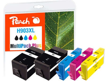 Peach Pi300-768 Cartucho De Tinta Compatible Negro, Cian, Magenta, Amarillo 5 Pieza(S)