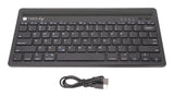 Techly Mini Wireless Keyboard 78 Keys 2 Channels With Hotkeys And Tablet Stand