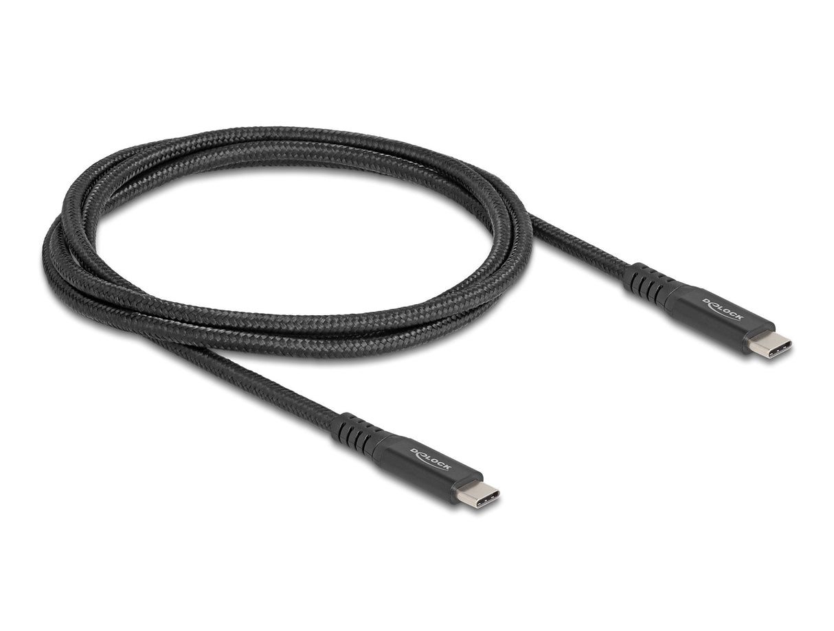 Delock 80024 Cable Usb 20 Gbps Usb Type-C Macho A Macho Pd 3.0 100 W E-Marker 1 M Metal Negro