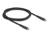 Delock 80024 Cable Usb 20 Gbps Usb Type-C Macho A Macho Pd 3.0 100 W E-Marker 1 M Metal Negro