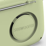 Radio Portátil Bluetooth Haeger Retro Verde