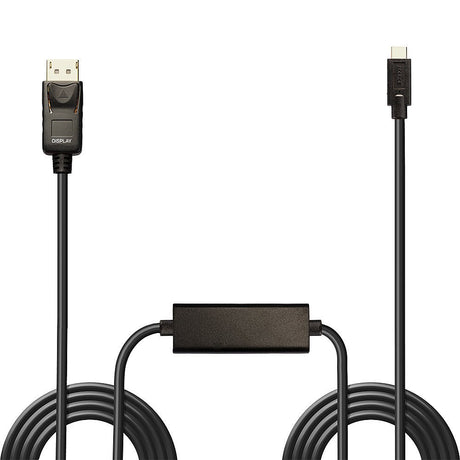 EAN 4002888433075 - Lindy 43307 adaptador de cable de vídeo 10 m USB Tipo C DisplayPort Negro imagen 2