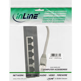 Inline Isdn Splitter 5x Rj45 Hembra 15cm Cable Con Resistencias Terminales