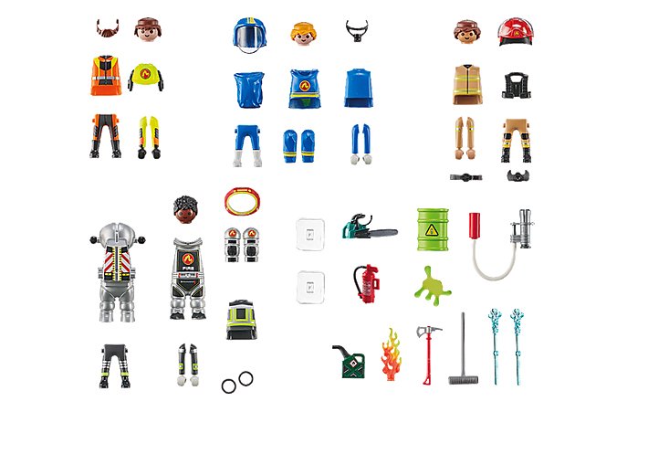 Figuras Playmobil 71468 Mis  Bomberos