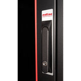 Roline 19-Zoll Netzwerkschrank Pro 22 He, 600x800 Bxt Glastr Schwarz