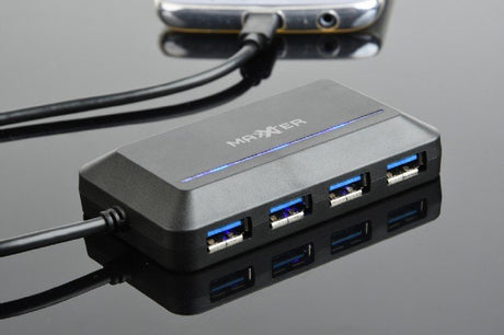 EAN 8716309103152 - Maxxter ACT-HUB3C-4P hub de interfaz USB 3.2 Gen 1 (3.1 Gen 1) Type-A 5000 Mbit/s Negro imagen 2