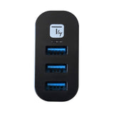EAN 8059018361766 - Techly IUSB3-HUB3-ROTB hub de interfaz USB 3.2 Gen 1 (3.1 Gen 1) Type-A 5000 Mbit/s Negro imagen 8