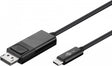 EAN 4040849792953 - Goobay 79295 adaptador de cable de vídeo 1,2 m USB Tipo C DisplayPort Negro imagen 1