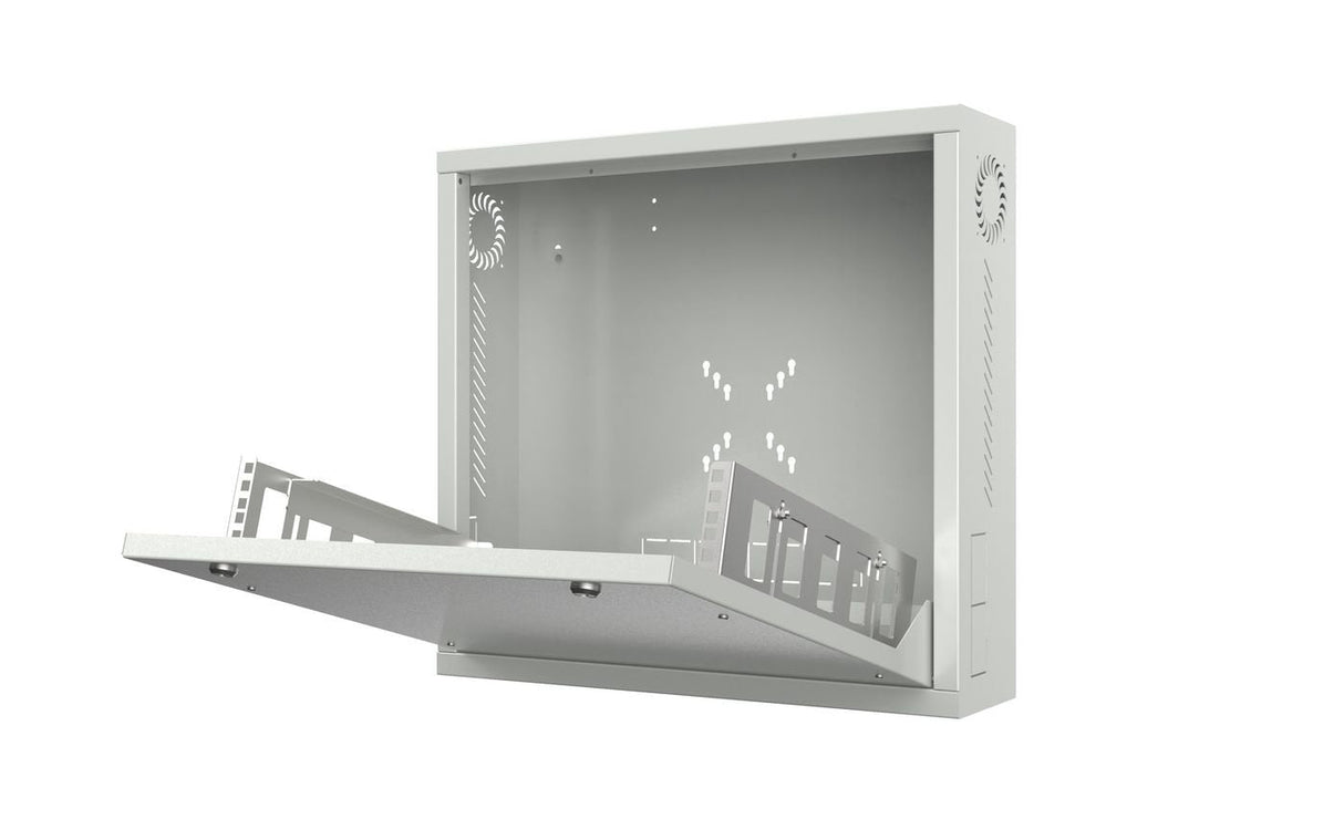 19'' 2u Rack Wall Mount 580 X - 546 X 150mm Surveillance Box - - Black - Warranty: 60m