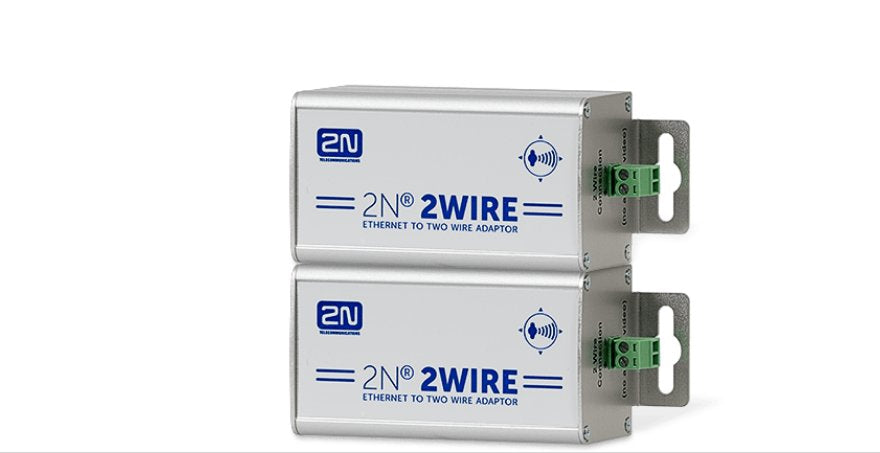 2n Telecommunications 2wire-Set Of 2 Adaptors Convertidor De Señal Aluminio, Metálico