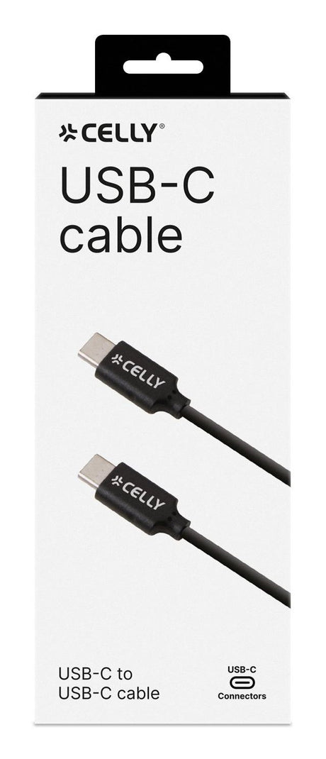 EAN 8021735737834 - Celly USBCUSBCBK cable USB USB 2.0 1 m USB C 60 W Negro imagen 3