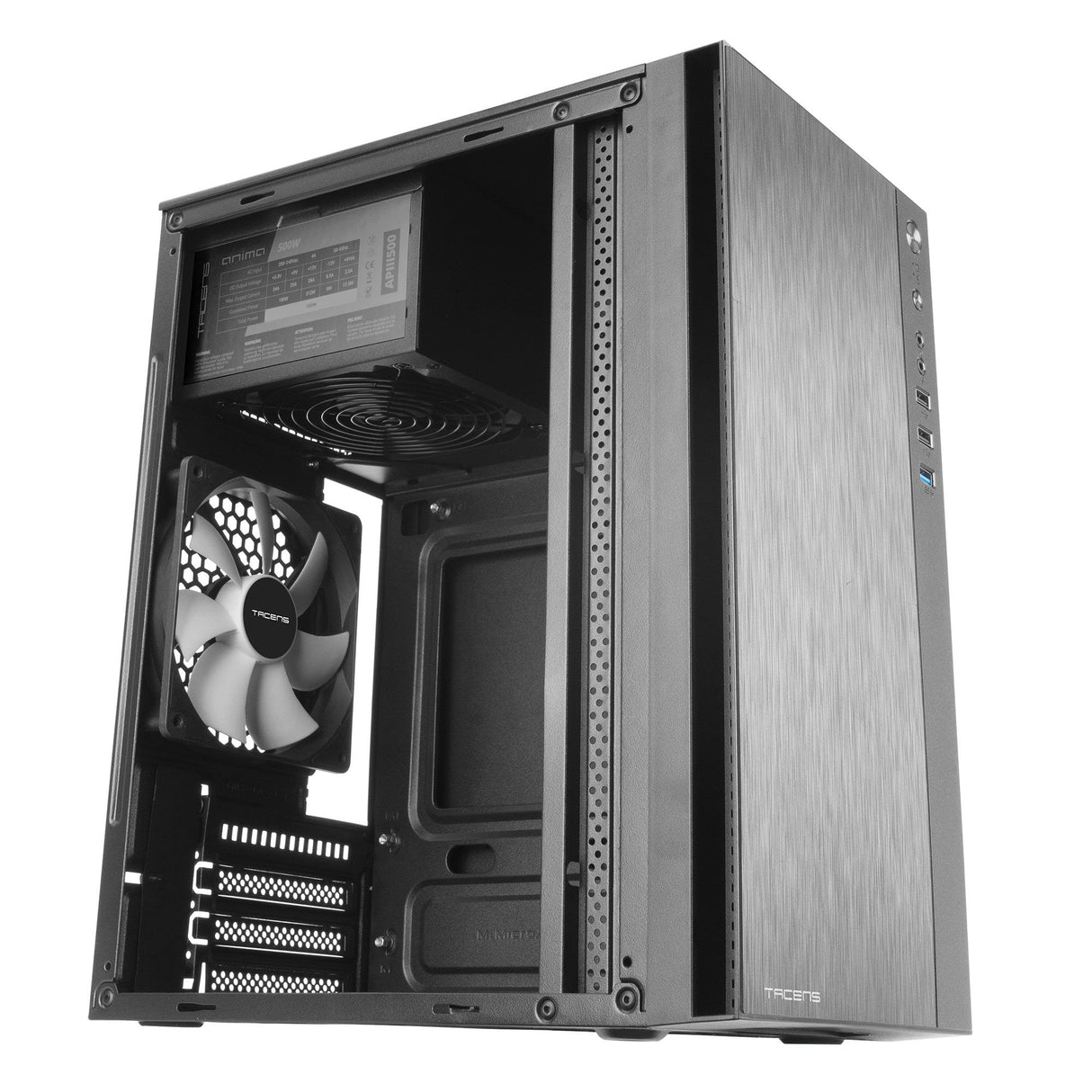 Caja Minitorre Anima Acx500 Con Fuente 500w