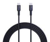 Aukey Cb-Scc101 Cable Usb-C Type-C Power Delivery Pd 100w 5a 1m Silikon Negro