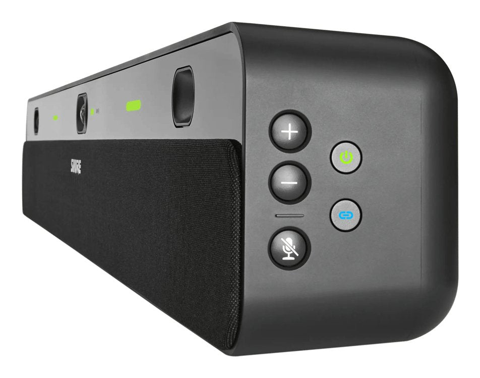 Shure Intellimix Pro Kit Barra De Videoconferencia Todo En Uno (Barra De Vídeo Panel Táctil Imxtp10 Inyector (Poe)) Negro Power Adapter Included