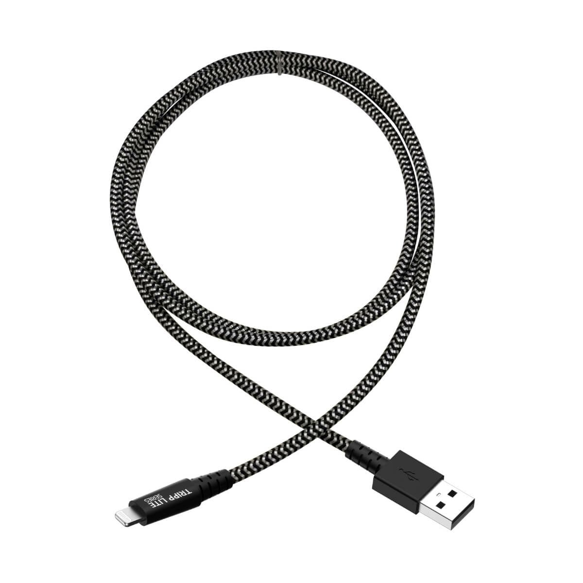 Tripp Lite M100-003-Hd Cable De Sincronización Y Carga Usb A A Lightning Para Servicio Pesado, Certificado Mfi - M/M, Usb 2.0, 0.91 M [3 Pies]