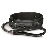 Collar Con Correa Negro
