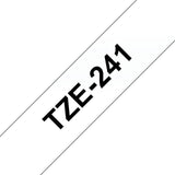 EAN 4977766685306 - Brother TZE-241 cinta para impresora de etiquetas Negro sobre blanco imagen 1