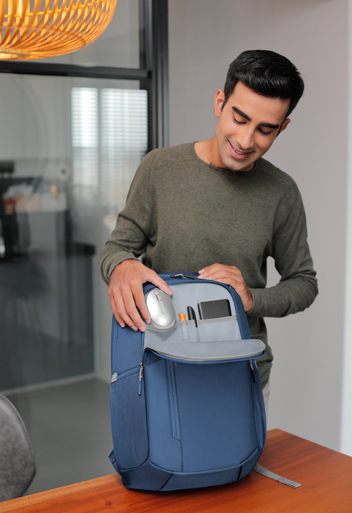 Dell Mochila Ecoloop Urban Para Portatil 15" Azul Cp4523b