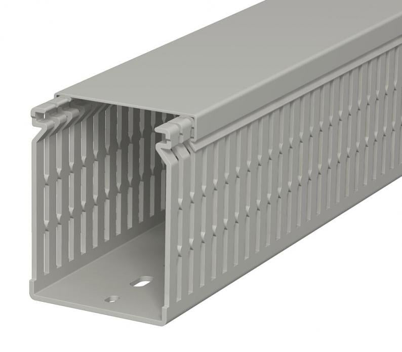 Obo Lk4 N 80060 Verdrahtungskanal 80x60x2000 Pvc Steingrau Ral7030 6178229