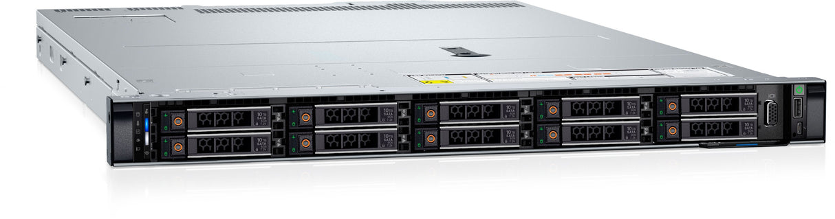 Servidor Dell Poweredge R660xs Se Puede Montar En Bastidor 1u 2 Vías 1 X Xeon Silver 4510 / Hasta 4.1 Ghz Ram 32 Gb Sas Hot-Swap 2.5" Bahía(S) Ssd 480 Gb Matrox G200 Gigabit Ethernet Sin So Monitor: Ninguno Negro Btp Dell Sma