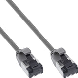 Inline® Cable De Red Slim, U/Ftp, Cat.8.1, Tpe Halogen-Free, Gris 0.3m