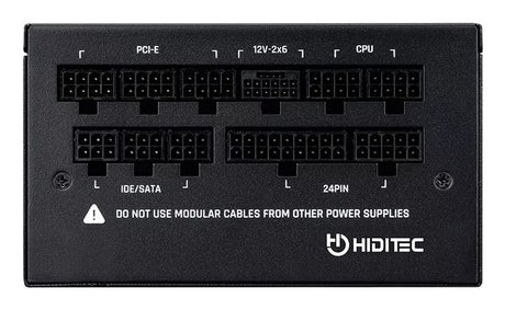 EAN 8436545693919 - Hiditec GDX750 v3 80PLUS GOLD ATX 3.1 PCIe 5.1 unidad de fuente de alimentación 750 W 20+4 pin ATX Negro imagen 4