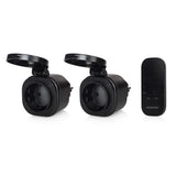 Set De Mini Enchufes Para Exterior Smartwares Sh4-99653 Negros