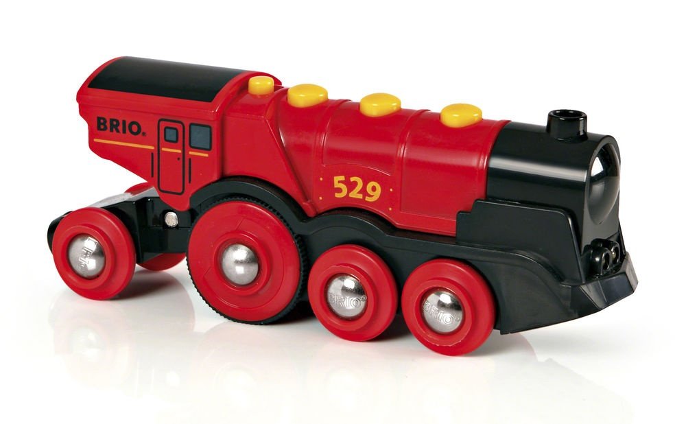 Vehículo De Juguete Brio Locomotora A Batería World Red Lola, 33592