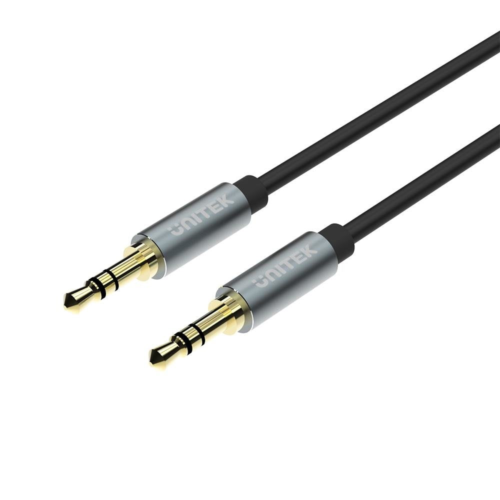 Unitek Y-C922abk Cable De Audio 1,5 M 3,5mm Negro, Gris