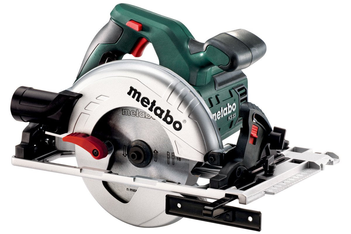 Sierra Circular Metabo 600955000 Portátil 16 Cm Aluminio, Negro, Verde, Rojo 5600 Rpm 1200 W