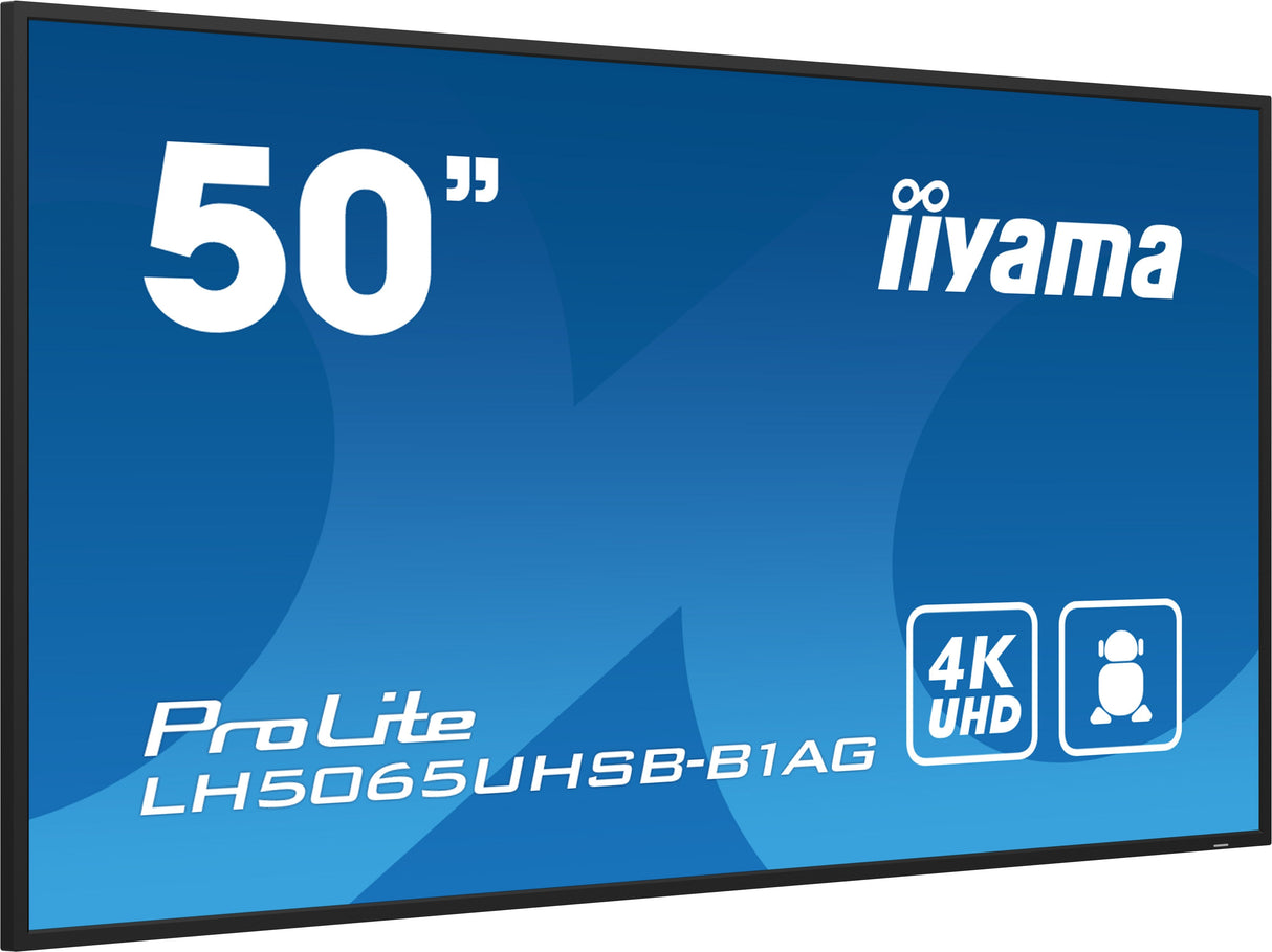 Tft 49,5\"/125,7cm Iiyama Prolite Lh5065uhsb 24/7 *Negro* 16:9