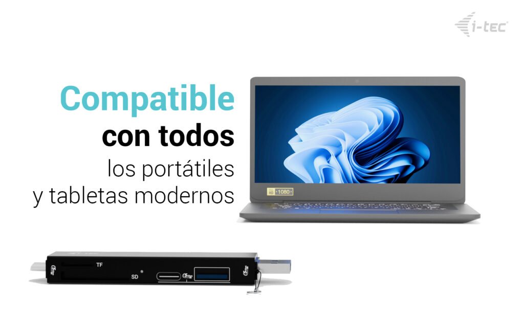 I-Tec Usb-C Usb-A Dongle Sd Tf And 2x Usb 1x Usb-A 1x Usb-C