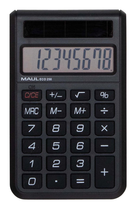 EAN 4002390091183 - MAUL ECO 250 calculadora Bolsillo Calculadora básica Negro imagen 1