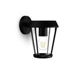 Aplique Pared, Exterior, Sunera, Negro, Tipo Farola, E27, 25 W, Sin Bombilla, Luz Hacia Abajo