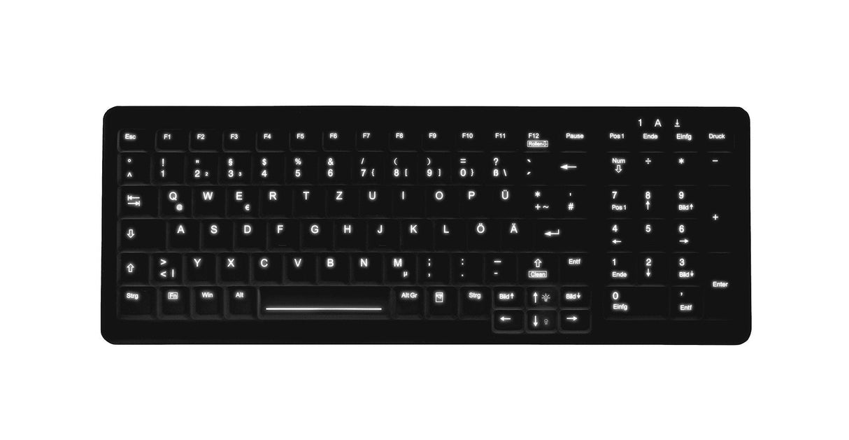 Teclado Alemán Active Key Ak-C7000 Usb Qwertz Negro