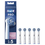 Oral-B Aufsteckbürsten Pro Sensitive Clean 5-Pack Weiss