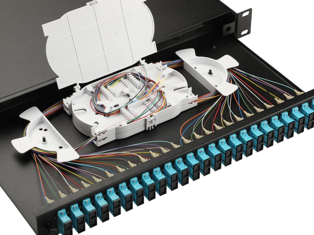 Equip Lwl-Spleisskamen 24-Port Lc-Duplex Om3 1u Komplett Sw