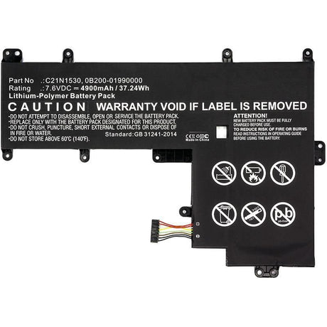 EAN 5706998635853 - CoreParts MBXAS-BA0053 refacción para laptop Batería imagen 1