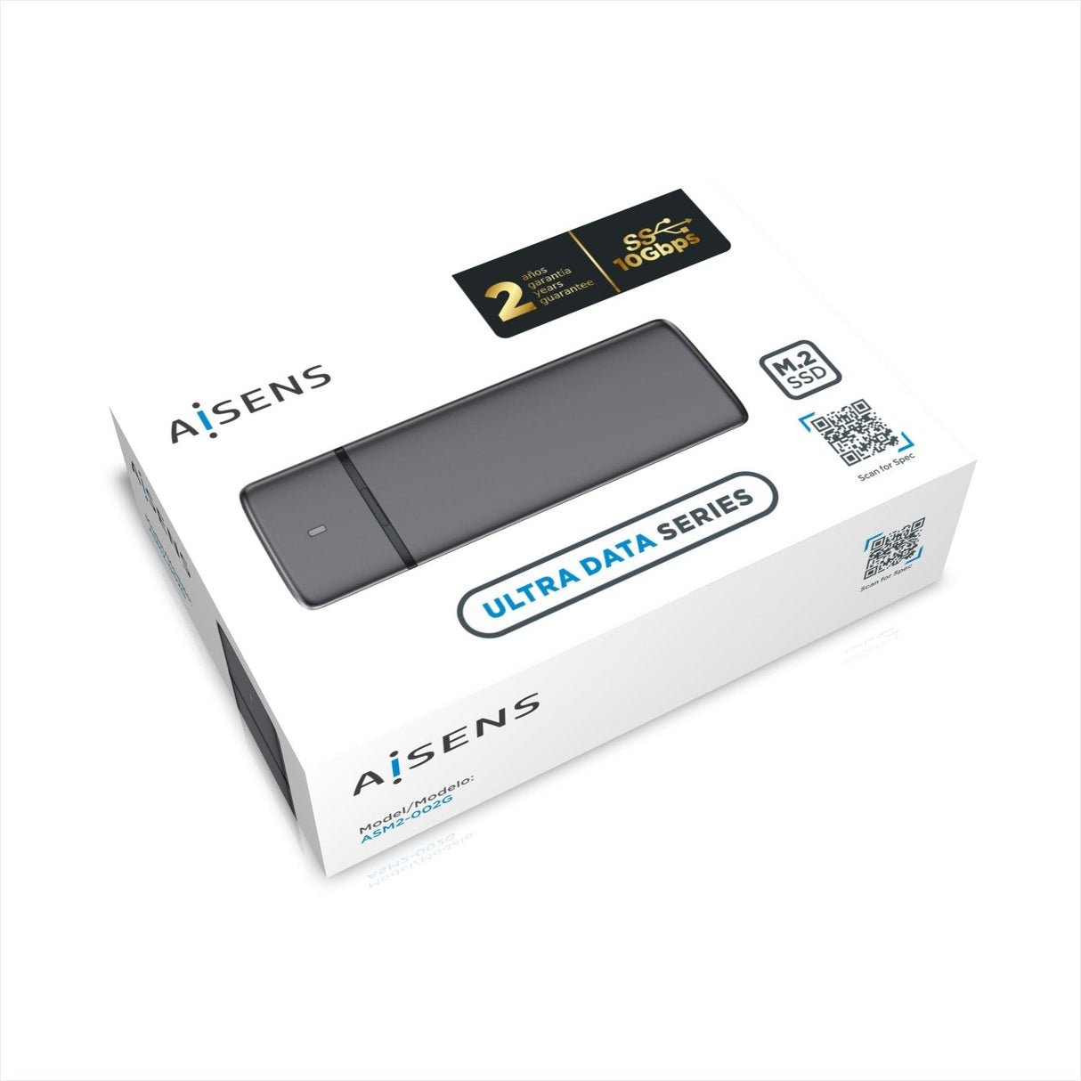 EAN 8436574704440 - AISENS ASM2-002G caja para disco duro externo Caja externa para unidad de estado sólido (SSD) imagen 6