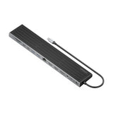 Aisens Usb-C Dock 13 En 1, Usb-C A 2xhdmi, 1xdisplayport, 1xrj45, 3xusb-A, 2xusb-C, 1xusb-C Pd, 1xsd, 1xmicro Sd, 1xaudio, 1xranura Kensington, 30cm