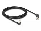 Delock Cable De Red Rj45 Cat.6a S/Ftp Slim 90° Oben / Unten Angular 3 M