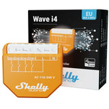 Shelly Qubino Wave I4, Interruptor Naranja