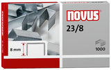 Novus 23/8 Super Caja De 1000 Grapas 23/8 Galvanizadas Para Grapadoras De Gruesos
