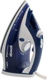 Gorenje Sih2200blc Steam Iron, 2200 W, Water Tank Capacity 280 Ml, Continuous Steam 30 G Min, Blue White, Auto Power Off