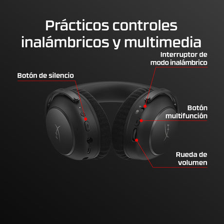 EAN 0198701216179 - HyperX Cloud Alpha 2 Inalámbrico Diadema Juego Bluetooth Negro imagen 6