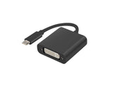 Lanberg Adaptador Usb Tipo-C (M) -Dvi (F) 15cm Black