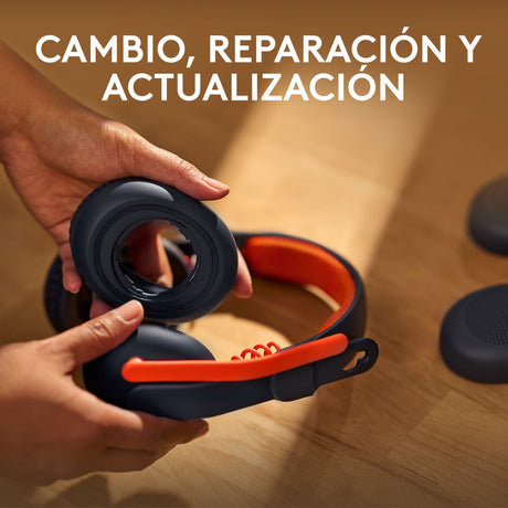 EAN 0097855190680 - Logitech Zone Learn Auriculares Alámbrico Diadema Educación Azul, Naranja imagen 11