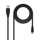 EAN 8433281004405 - Nanocable 10.01.0403 cable USB USB 2.0 3 m USB A Mini-USB B Negro imagen 1